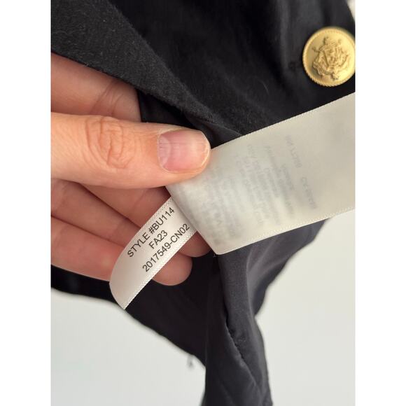 J. CREW Long Sleeve Button Front Mini Dress Size 6 - Picture 5 of 8